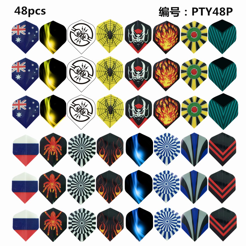 GOODARTS 48 ชิ้น Dart Flights Darts Wings