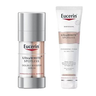 Eucerin UltraWHITE+ Spotless SET (Double Serum 30ml + Foam 150ml)