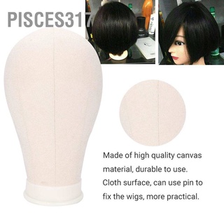 Pisces317 หุ่นหัวนางแบบ ผ้าแคนวาส 4 แบบ สําหรับฝึกทําวิกผม