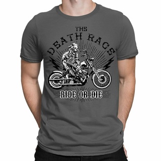 เสื้อยืดแขนสั้น คอกลม พิมพ์ลาย Death Racer แฟชั่นสําหรับผู้ชาย