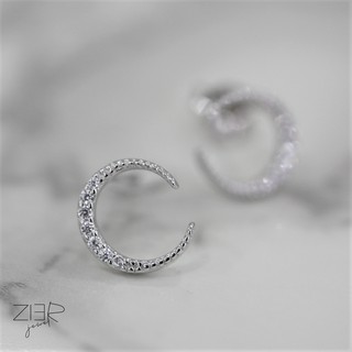 ต่างหูประดับพลอยเงินแท้ 925 Earring Silver 925-(E26180289)