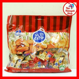 TWINFISH NUTS CRISP ถั่วธัญพืช ถั่วตุ๊บตับ ประมาณ 54 เม็ด หนัก 500 กรัม