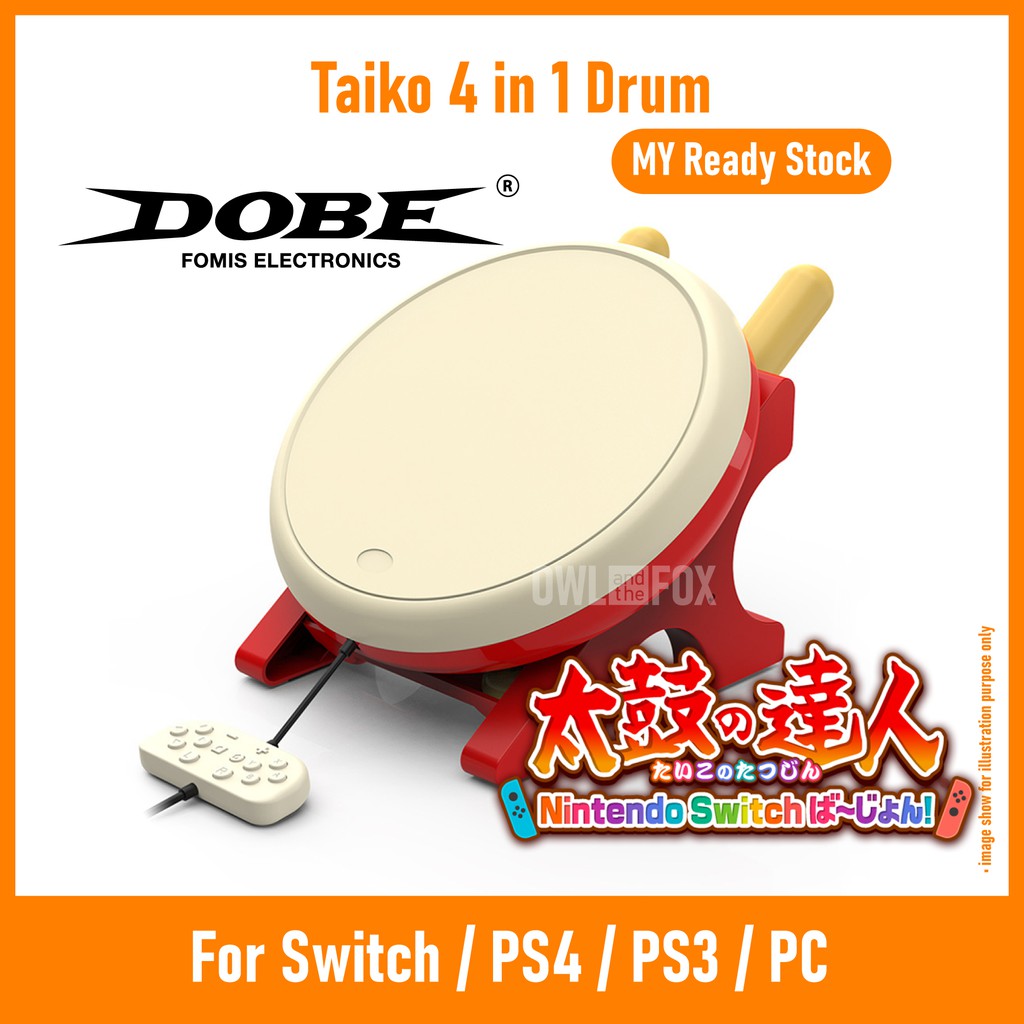 Dobe Nintendo Switch Taiko Drum Controller Standalone สําหรับ Nintendo PC PS4