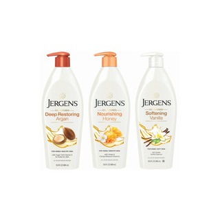 JERGENS Oil-Infused Body Lotion เจอร์เกนส์ ออยล์ อิน โลชั่น บำรุงผิวกาย 496 มล. (เลือกสูตร)