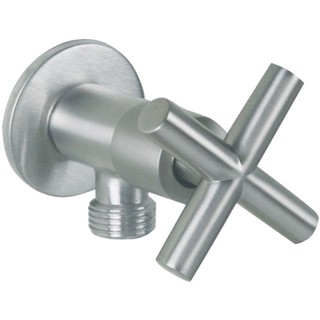 STOP VALVE ONE WAY LUZERN LS-2002 CHROME สต๊อปวาล์ว 1ทาง LUZERN LS-2002 สีโครม วาล์วและสต๊อปวาล์ว ก๊อกน้ำ ห้องน้ำ STOP V