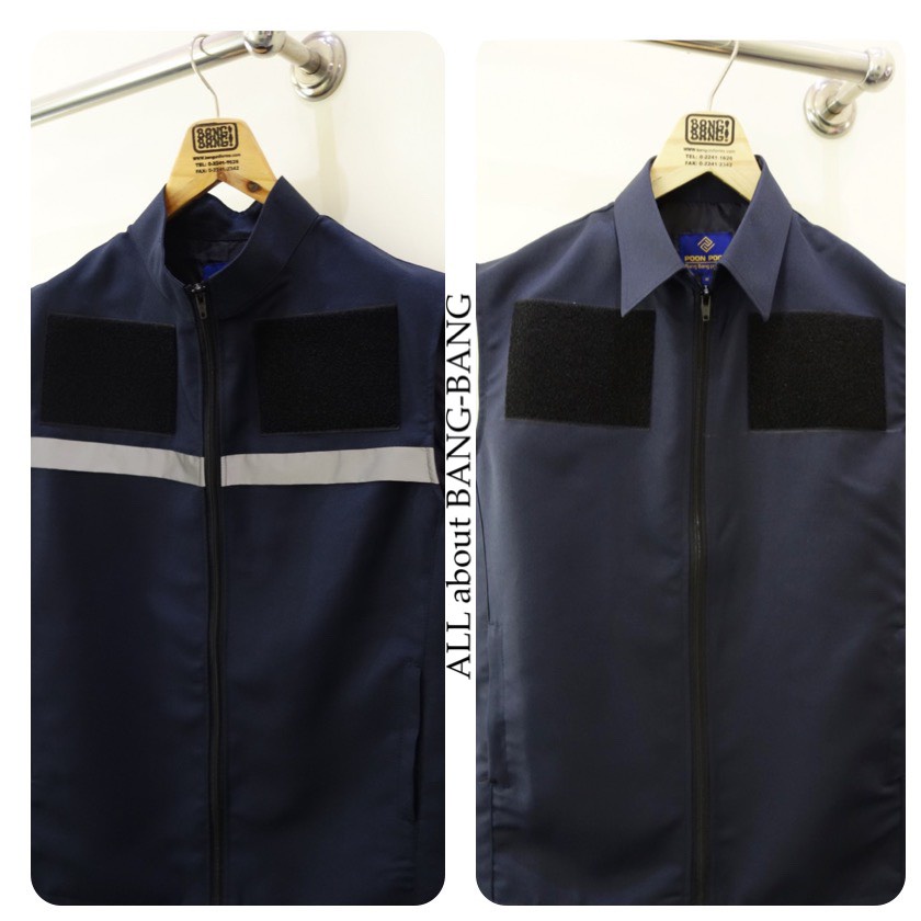 เสื้อกั๊กกรมการปกครอง สีกรมท่า POON POON by BANG BANG