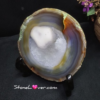 #หินทรงแผ่น #หินขัดมัน#Agate #อาเกต 
#หินโมรา