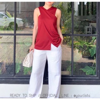 #T315 Front Wrap Top