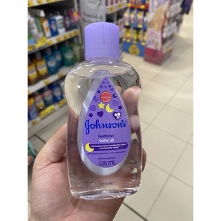 เบบี้ออยจอห์นสันสีม่วง baby oil johnson’s bedtime