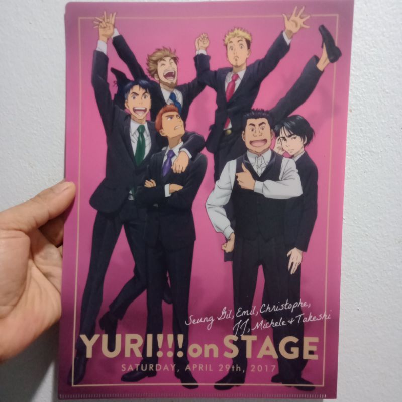 แฟ้ม A4 อนิเมะ ยูริ ออน ไอซ์ Yuri On Ice Anime Cartoon Japan