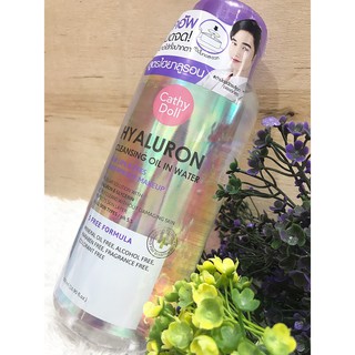 Cathy Doll Hyaluron Cleansing Oil In Water 500ml. ผลิตภัณฑ์เช็ดเครื่องสำอาง เคที่ดอลล์ แบบน้ำ สูตรไฮยาลูรอน