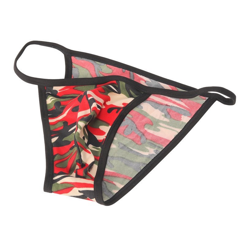 NEW!!!G-String ใหม่ล่าสุด ลายทหาร ผ้าฝ้ายนุ่ม10000%%%(TG)