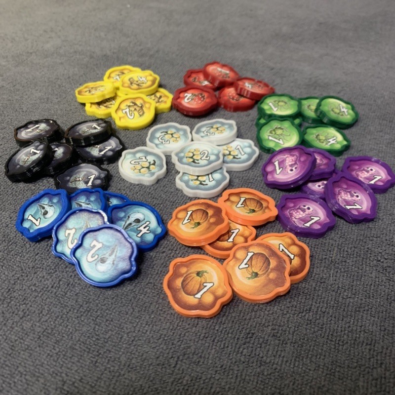 [Plastic] Quacks of Quedlinburg Board Game: Double Sided Shields - ขอบป้องกันโทเค่น