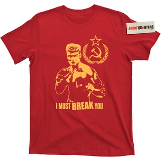 เสื้อยืดโอเวอร์ไซส์เสื้อยืด พิมพ์ลาย Ivan Drago Ivan Drago Ivan สําหรับผู้ชายS-3XL