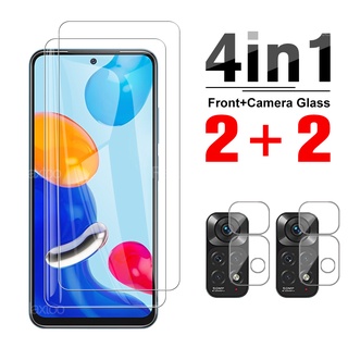 4in1 Screen+Camera Protective For Xiaomi Redmi Note 11s  Full Cover HD Tempere Glass Redmy Note 11 11pro Note 11s t Film