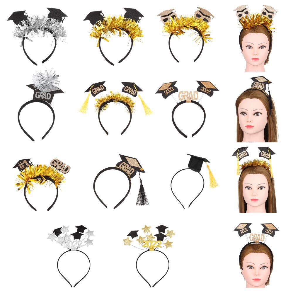 Mioshop ที่คาดผมรับปริญญา ขอแสดงความยินดี เครื่องประดับผม ห่วงผมมีสไตล์น่ารัก