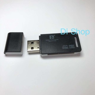 Di shop USB 2.0 Card Reader อ่านการ์ดหน่วยความจำ micro SD กับ SD card