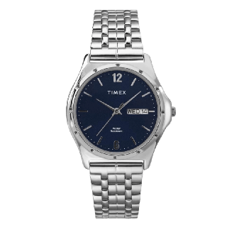 Timex TW2U43000 Classics นาฬิกาข้อมือผู้ชาย Silver-Tone