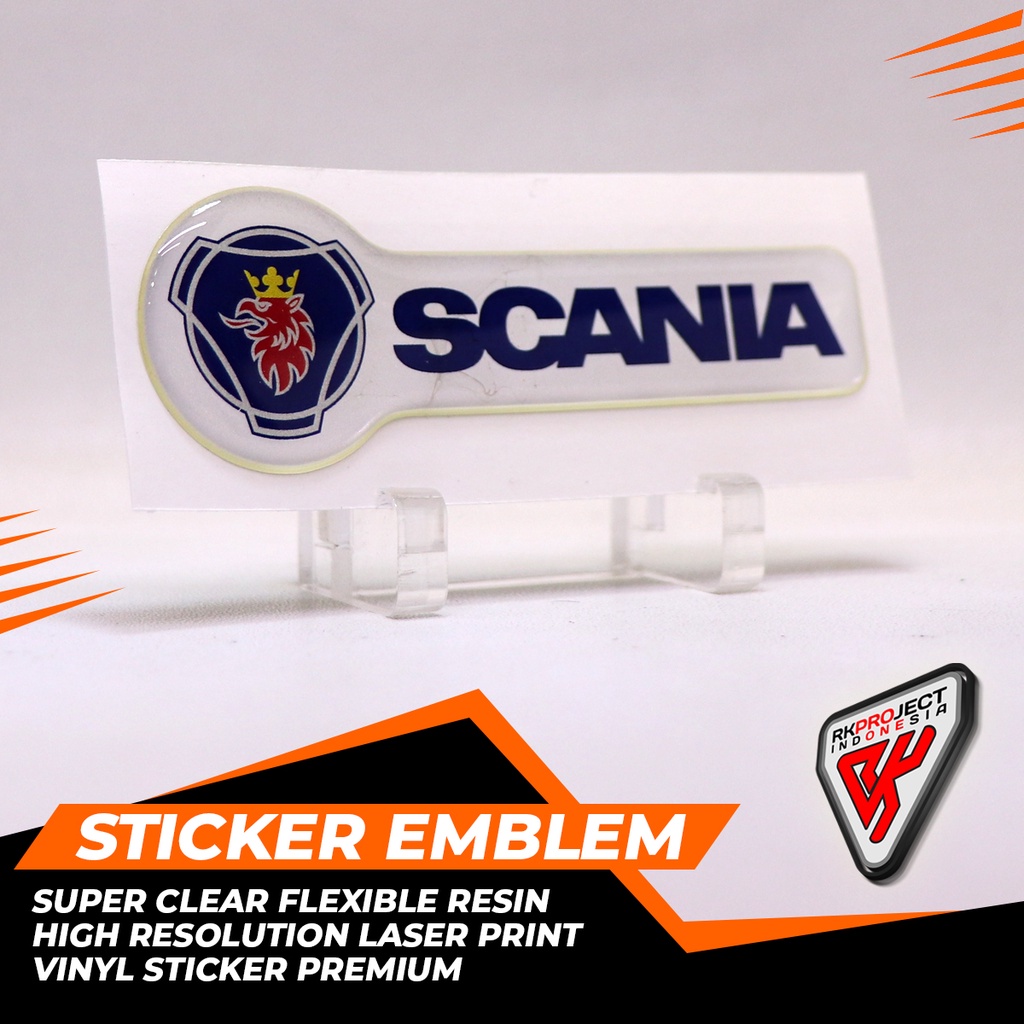 Scania FLEXIBLE RESIN สติ๊กเกอร์ EMBLEM