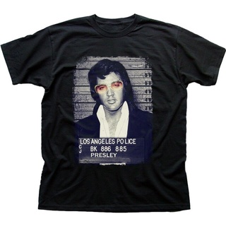 เสื้อผ้าผชเสื้อยืด พิมพ์ลาย Elvis Presley KingdS-5XL