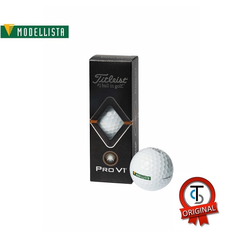 [ใหม่] Modellista Golf Ball (Modellista / Titleist Pro V1X) ลูกกอล์ฟแบรนด์โมเดลลิสต้า แท้