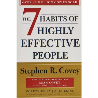 หนังสือภาษาอังกฤษ The 7 Habits of Highly Effective People by Stephen R. Covey พร้อมส่ง