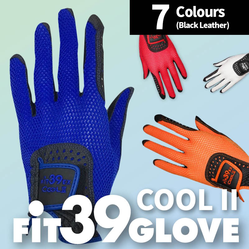ถุงมือกอล์ฟ Fit39 Japan No.1 *COOLII* - ฐานสีดํา