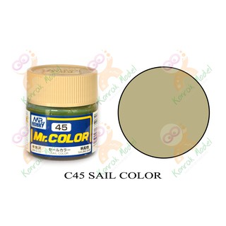 สีสูตรทินเนอร์ Mr.hobby Mr.color C45 Sail Colour Semi-Gloss 10ml