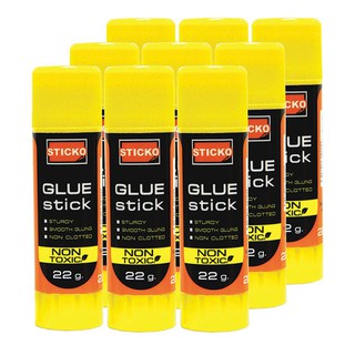 ตราช้าง กาวแท่ง 10 กรัม แพ็ค 12 แท่ง Elephant brand glue stick 10 g. Pack 12 sticks