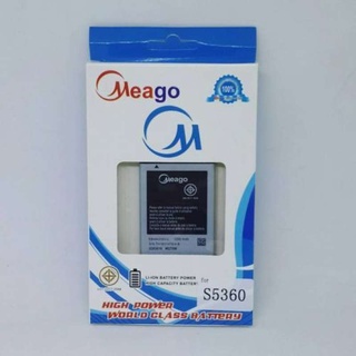 Meago แบตเตอรี่ รุ่น Samsung Galaxy S5360 ความจุ 1200 mAh **สินค้ามอก. มีประกัน**