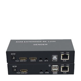 KVM Extender กล่องเพิ่มความยาวสายสัญญาณ HDMI เม้าส์และคีย์บอ…