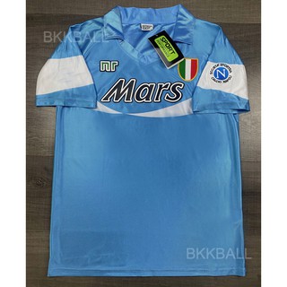 เสื้อบอล ย้อนยุค นาโปลี 1990 เหย้า Retro Napoli Home เรโทร คลาสสิค 1990-91