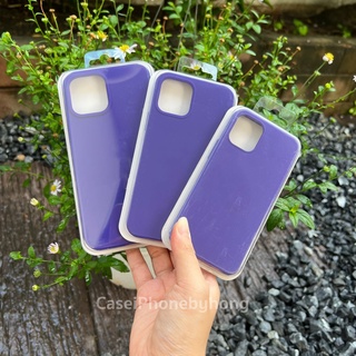 🔥เคสกำมะหยี่มีโลโก้ สีม่วงเข้ม สำหรับเคสมือถือ i13 mini Pro Promax,7 8 plus,SE2,X XR XSmax,11 Pro Max,12 mini Pro Max🔥