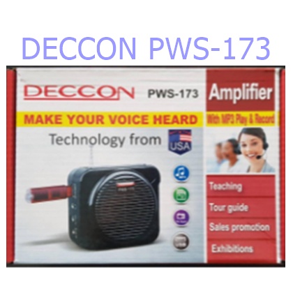 ลำโพงพกพา DECCON รุ่น PWS-173