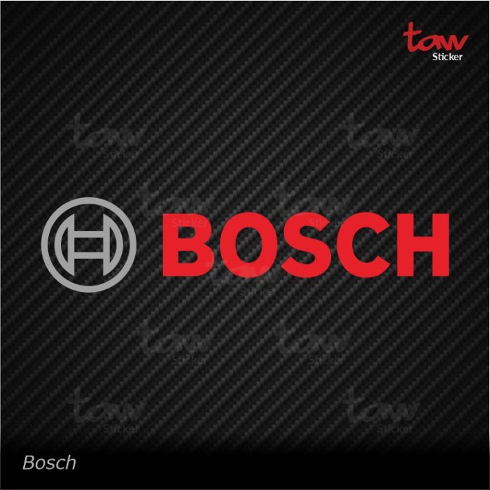 Bosch Powertools Cutting Sticker สติ๊กเกอร์ติดหน้าต่างหมวกกันน็อคมอเตอร์ไซค์รถยนต์
