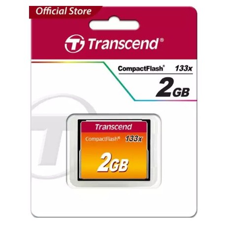 Transcend Compact Flash Card 2GB ประกัน 5 ปี