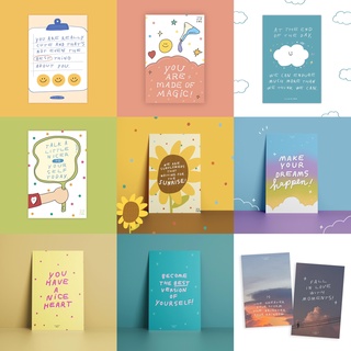 STUDIO.OWY : Quote Postcard โปสการ์ดข้อความน่ารักๆ