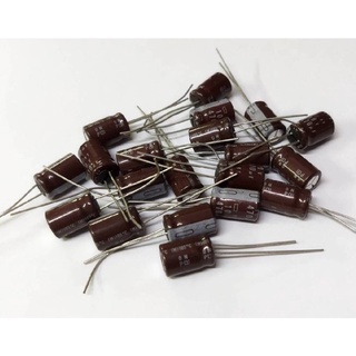 10ชิ้น C Capacitor Electrolyte 470uf 10V ไดมิเตอร์ 8*13 ตัวเก็บประจุ อิเล็กโทรไลต์ คาปาซิเตอร์