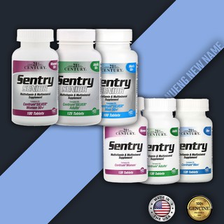 วิตามินรวมและเกลือแร่ 21st Century, Sentry สำหรับ ผู้ชาย ผู้หญิง ( Multivitamin Multimineral ) ชนิดเม็ด