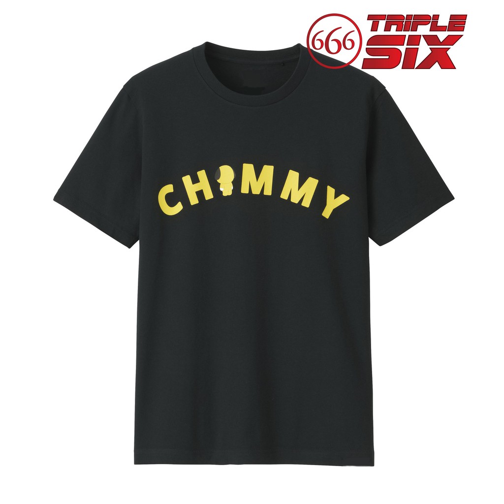 เสื้อยืด BTS BT21 UT สีดํา Chimmy