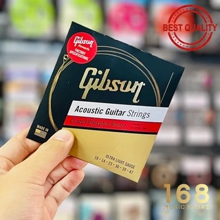 ครบชุด 🌈 Gibson สายเคลือบ Coated สายกีต้าร์โปร่ง และ สายกีต้าร์โปร่งไฟฟ้า เบอร์ 10 และ เบอร์ 11