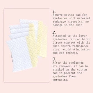 40 ชิ้น/ถุงผ้าฝ้าย Disposable Eyelash Extension Patch สติกเกอร์สำหรับถอดขนตา Eye Pads Patches สำหรับเครื่องมือแต่งหน้า