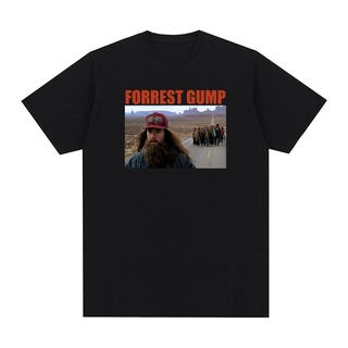 เสื้อยืดโอเวอร์ไซส์สินค้าใหม่เทรนด์ขายดี Forrest Gump RUN Fashion Spring t-shirt Cotton Men T shirtS-3XL