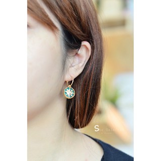 YWEB-17_Vintage metal earring ต่างหู.