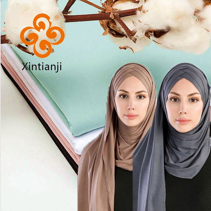 Super Quality Spandex Cotton ผ้ายืดสําหรับเสื้อยืดและท็อปส์ หลากหลายสีขายร้อน 50x180cm A0282