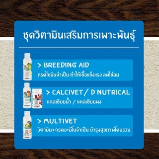 วิตามินเสริมการเพาะพันธุ์นก Breeding Aid