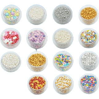 เม็ดน้ำตาล แต่งหน้าขนม 20g/70g แต่งหน้าเค้ก ท็อปปิ้งเค้ก เม็ดสีตกแต่งขนม Sugar Sprinkle