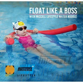โฟมเส้นว่ายน้ำ (ยาว 180 cm x 2 เส้น) โฟมว่ายน้ำ โฟมเล่นน้ำ โฟมลอยน้ำ Water Aqua Pool Foam Swim Swimming Noodle ไม่มีรู