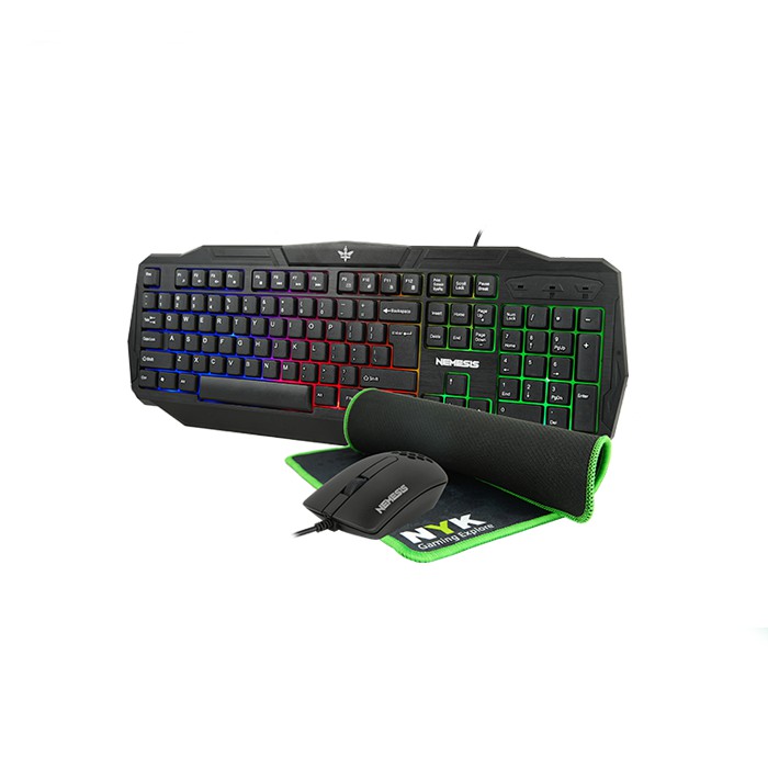 NYK Artemis KC-200 Gaming Combo Keyboard แผ่นรองเมาส์ - Nyk KC200