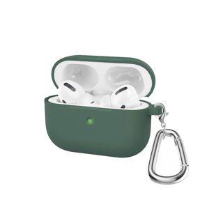 โปรโมชั่น : เคสซิลิโคน สีพื้น พร้อมคาราบิเนอร์ สําหรับ Airpods 3  Airpods Pro